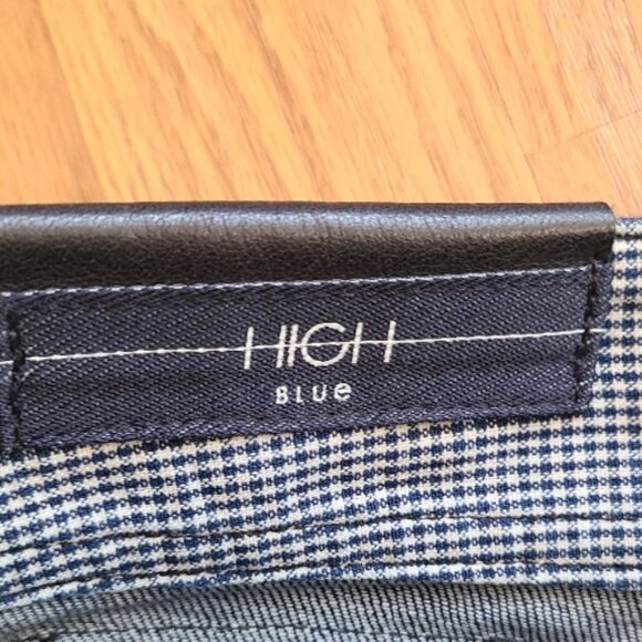 NEW NWOT! HIGH EVERYDAY COUTURE HIGH BLUE TAPERED RIGOUR STRETCH DENIM JEANS 6 - Picture 8 of 9